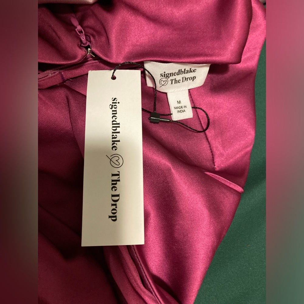 Signedblake the drop satin dress SIZE:M